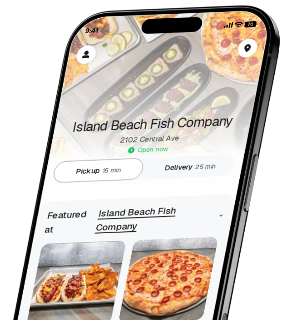 Island Beach Fish Company app preview